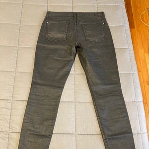 7 For All Mankind Coated Skinny Jeans